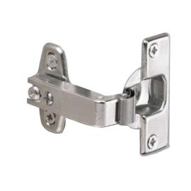 Slide-on concealed hinge