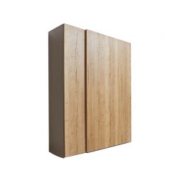 Vertically running sliding door system